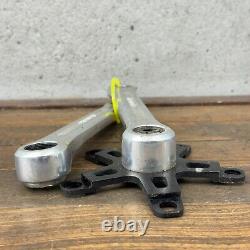 Old School BMX Sugino Super Maxy Crank Set Black Spider 70 mm 110 BCD Forged OG