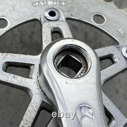 Old School BMX Super Maxy Bike Crank Set Izumi Chain Pedals Mongoose GT Hutch