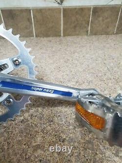 Old School Vintage Bmx Sugino Super Maxey Crank Set For Hutch Pk Dg Gt Mongoose