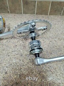 Old School Vintage Bmx Sugino Super Maxey Crank Set For Hutch Pk Dg Gt Mongoose