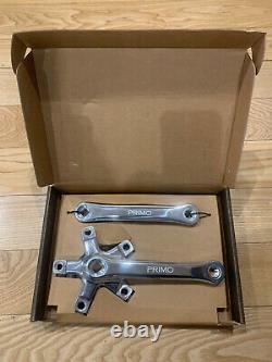 Primo SGT Crank Set NOS 170mm BMX Polished BOXED 7075 t6 Aluminium Snafu Redline