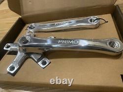 Primo SGT Crank Set NOS 170mm BMX Polished BOXED 7075 t6 Aluminium Snafu Redline