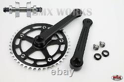 ProBMX BMX 3 Piece Aluminium Cranks Set YST Sealed Bottom Bracket Mix & Match