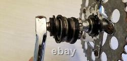 RARE Diamondback Reactor 180 2 pc crank set 44 chainring & spider mid school BMX