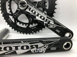 ROTOR 3DF Forged Alloy 52/36 Mid-Compact 170mm Crank Set NEW BIKE TAKE-OFF