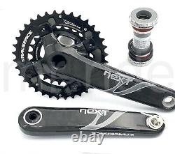 RaceFace Next Carbon 175mm Crank set 36/24T, 10-Speed MTB Bicycle WithBB X-Type