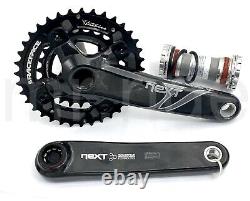 RaceFace Next Carbon 175mm Crank set 36/24T, 10-Speed MTB Bicycle WithBB X-Type