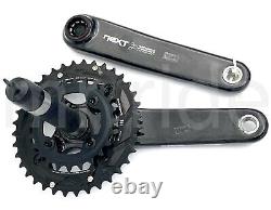 RaceFace Next Carbon 175mm Crank set 36/24T, 10-Speed MTB Bicycle WithBB X-Type