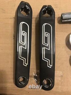 Rare 2000 Black GT Show Crank Set 165MM Complete 3 Piece Cranks For 9/16 Pedals