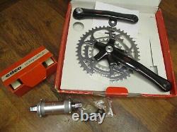 Rare Nos Edco Competition 175l 46/36/26t Triple Crank Set & Bottom Bracket Set