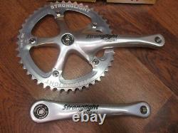 Rare Nos Stronglight Mygal 130 Bcd Cnc 46t Track Crank Set