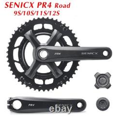 Road Bicycle Crank Set 165MM/170mm/175MM Double Disc 50-34T Bike Chainring