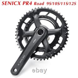 Road Bicycle Crank Set 165MM/170mm/175MM Double Disc 50-34T Bike Chainring