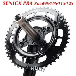 Road Bicycle Crank Set 165MM/170mm/175MM Double Disc 50-34T Bike Chainring