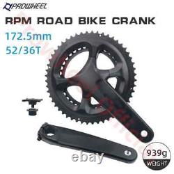 Road Bike Crank Set 110BCD 50-34T 52-36T Hollow Double Sprockets 170/172.5mm