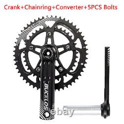 Road Bike Crankset 34-53T Double Speed Chain set 170/172.5mm Crank Arm Aluminum
