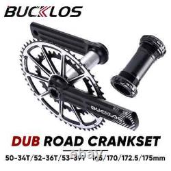 Road Bike Crankset 50-34T 52-36T 53-39T 165/170/175mm Bike Crank Cycling Parts
