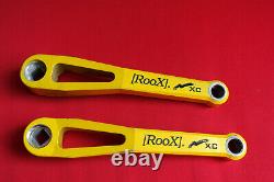 RooX MXC XC 175mm Kurbeln Kurbelset crank crankset gelb Kult Retro MTB yellow