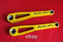 RooX MXC XC 175mm Kurbeln Kurbelset crank crankset gelb Kult Retro MTB yellow