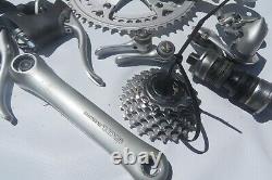 SHIMANO 105 GROUPSET 1055 170mm Cranks Brakes Levers Derailleur 7 Speed