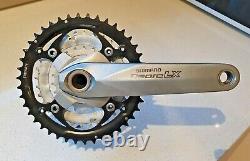 SHIMANO DEORE LX, 2 Piece Crank Set, 175mm. Triple, FC-M580, MTB Crank