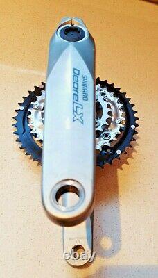 SHIMANO DEORE LX, 2 Piece Crank Set, 175mm. Triple, FC-M580, MTB Crank