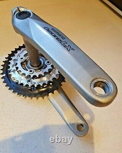 SHIMANO DEORE LX, 2 Piece Crank Set, 175mm. Triple, FC-M580, MTB Crank