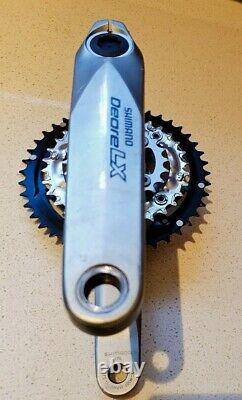 SHIMANO DEORE LX, 2 Piece Crank Set, 175mm. Triple, FC-M580, MTB Crank