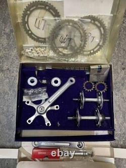 SHIMANO DURA-ACE 10 PISTA Track Ensemble Crank 165mm Chain Ring Hub Sprocket NOS