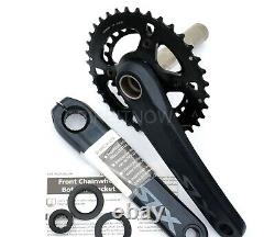 SHIMANO SLX Crank set 2x 12-speed 175mm FC-M7120-B2 Boost 36-26 teeth Black