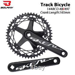 SKEACE Bicycle Crankset 144BCD Mountain Bike Square Hole Crank Aluminum Alloy Si