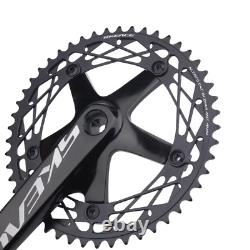 SKEACE Bicycle Crankset 144BCD Mountain Bike Square Hole Crank Aluminum Alloy Si