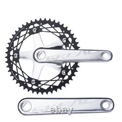 SKEACE Bicycle Crankset 144BCD Mountain Bike Square Hole Crank Aluminum Alloy Si