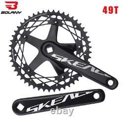 SKEACE Bicycle Crankset 144BCD Mountain Bike Square Hole Crank Aluminum Alloy Si