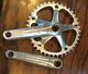 Sr 130mm Aluminum Crank Set Modified Very Short For Splined Bottom Bracket