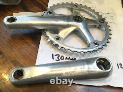 SR 130mm Aluminum Crank set Modified very short for SPLINED Bottom BRacket