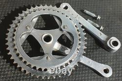 SR 165mm Cottered Aluminum Crank set Grand Silver Chainwheel Japan 106mm bcd