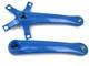 Sugino Xd2-compatible Crank Set 110mm Pcd 5-bolt 165mm Aluminum Blue