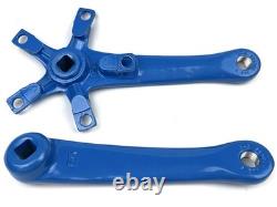 SUGINO XD2-Compatible Crank Set 110mm PCD 5-Bolt 165mm Aluminum Blue