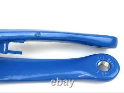 SUGINO XD2-Compatible Crank Set 110mm PCD 5-Bolt 165mm Aluminum Blue