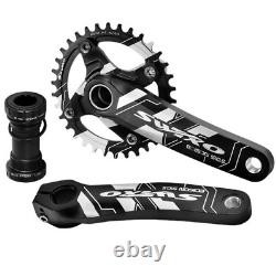 SWTXO MTB Road Bike Aluminum Crankset BCD104 Crank Arm Bottom Bracket Chainring