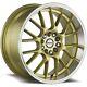 Shift Crank 17x7.5 Gold Polished Wheels Brand New In Boxes Set Of 4 Available