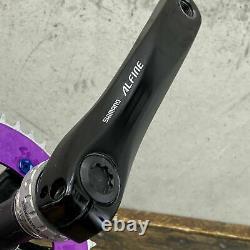 Shimano Alfine FC-S500 crank Set BMX Fixie 170 Pro Neck Purple Blue Pedals S0