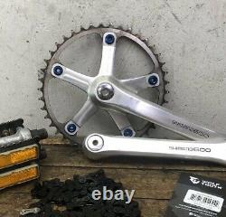 Shimano Crank Set 600 Vintage 42t 170mm FC-6207 Square Wolf Tooth Old BMX Road