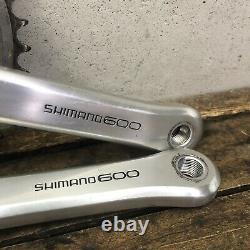 Shimano Crank Set 600 Vintage 42t 170mm FC-6207 Square Wolf Tooth Old BMX Road