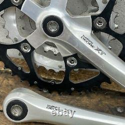 Shimano Deore XT Crank Set FC-M737 175 mm 44 32 22 Chainring Vintage Triple MTB