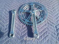 Shimano Dura Ace 1st gen crankset 52/39 chain rings highly polished 170mm