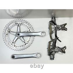Shimano Dura-Ace EX Crankset 52/40T 165mm + Pedals FC-7200 PD-6300 Used