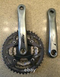 Shimano LX Fc-m570 175 44/32/22t Mega 9 Crank Set + Bottom Bracket Bb-un52