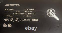 Shimano Saint Fc-m825 Downhill Free Ride Crank Set 165 MM Nib